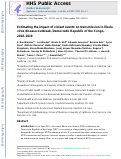 Cover page: Estimating the impact of violent events on transmission in Ebola virus disease outbreak, Democratic Republic of the Congo, 2018-2019.