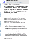 Cover page: Resting State Abnormalities of the Default Mode Network in Mild Cognitive Impairment: A Systematic Review and Meta-Analysis