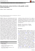 Cover page: Host selection by an insect herbivore with spatially variable density dependence