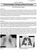 Cover page: The Pleural-based Mass: A Case Report and Review of the Literature