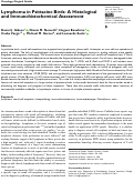 Cover page: Lymphoma in Psittacine Birds: A Histological and Immunohistochemical Assessment