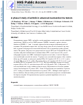 Cover page: A phase II study of axitinib in advanced neuroendocrine tumors