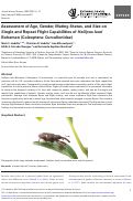 Cover page: Assessment of Age, Gender, Mating Status, and Size on Single and Repeat Flight Capabilities of Heilipus lauri Boheman (Coleoptera: Curculionidae).