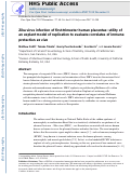 Cover page: Zika virus infection of first-trimester human placentas: utility of an explant model of replication to evaluate correlates of immune protection ex vivo