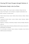Cover page: Cleaving Off Uranyl Oxygens through Chelation: A Mechanistic Study in the Gas Phase