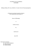 Cover page: Making a Killing: The Cause of Misfire in Counter-Terrorist Financing Regulation