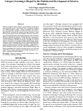 Cover page: Category Learning is Shaped by the Multifaceted Development of Selective Attention