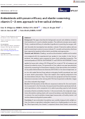 Cover page: Antioxidants with proven efficacy and elastin‐conserving vitamin C—A new approach to free radical defense