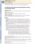 Cover page: Secondhand smoke exposure and smoking behavior among young adult bar patrons.