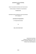 Cover page: Active Travel, Built Environment and Transit Access: A Micro-Analysis of Pedestrian Travel Behavior