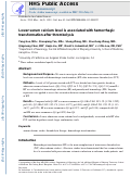 Cover page: Lower Serum Calcium Level Is Associated With Hemorrhagic Transformation After Thrombolysis