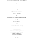 Cover page: Adjoint Sensitivity Analysis of Air Pollution Problems