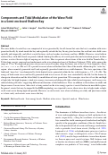 Cover page: Components and Tidal Modulation of the Wave Field in a Semi-enclosed Shallow Bay