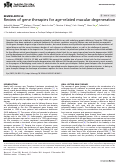 Cover page: Review of gene therapies for age-related macular degeneration