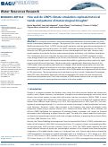 Cover page: How well do CMIP5 climate simulations replicate historical trends and patterns of meteorological droughts?