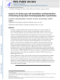 Cover page: Analysis of Cell Glycogen with Quantitation and Determination of Branching Using Liquid Chromatography–Mass Spectrometry