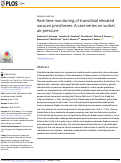 Cover page: Real time monitoring of transtibial elevated vacuum prostheses: A case series on socket air pressure