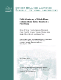 Cover page: Field-Monitoring of Whole-Home Dehumidifiers: Initial Results of a Pilot Study