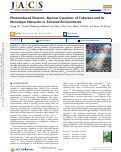 Cover page of Photoinduced Electron–Nuclear Dynamics of Fullerene and Its Monolayer Networks in Solvated Environments