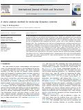 Cover page: A stress analysis method for molecular dynamics systems