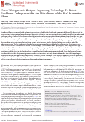 Cover page: Use of Metagenomic Shotgun Sequencing Technology To Detect Foodborne Pathogens within the Microbiome of the Beef Production Chain