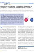 Cover page: Channeling by Proximity: The Catalytic Advantages of Active Site Colocalization Using Brownian Dynamics