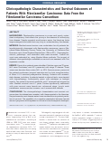 Cover page: Clinicopathologic characteristics and survival outcomes of patients with fibrolamellar carcinoma: data from the fibrolamellar carcinoma consortium.