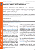 Cover page: The gold-standard genome of Aspergillus niger NRRL 3 enables a detailed view of the diversity of sugar catabolism in fungi