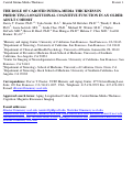 Cover page: The Role of Carotid Intima-Media Thickness in Predicting Longitudinal Cognitive Function in an Older Adult Cohort