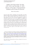 Cover page: Galileo's Non-Trial (1616), Pre-Trial (1632–1633), and Trial (May 10, 1633): A Review of Procedure, Featuring Routine Violations of the Forum of Conscience