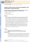 Cover page: Reduction of HIV Persistence Following Transplantation in HIV-Infected Kidney Transplant Recipients