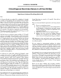 Cover page: Clinical Diagnosis Renal Artery Stenosis in a 65-Year-Old Male