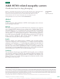 Cover page: Adult MTM1-related myopathy carriers: Classification based on deep phenotyping.