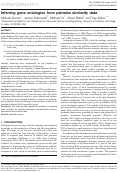 Cover page: Inferring gene ontologies from pairwise similarity data