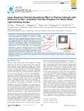 Cover page: Large Negative-Thermal-Quenching Effect in Phonon-Induced Light Emissions in Mn4+-Activated Fluoride Phosphor for Warm-White Light-Emitting Diodes