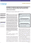 Cover page: Feasibility of a culturally adapted positive psychological intervention for Hispanics/Latinos with elevated risk for cardiovascular disease