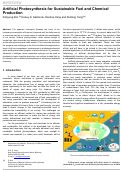 Cover page: Artificial Photosynthesis for Sustainable Fuel and Chemical Production