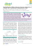 Cover page: Click modification of RNA at adenosine: structure and reactivity of 7-ethynyl- and 7-triazolyl-8-aza-7-deazaadenosine in RNA.