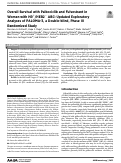 Cover page: Overall Survival With Palbociclib And Fulvestrant in Women With HR+/HER2- ABC: Updated Exploratory Analyses of PALOMA-3, a Double-Blind, Phase 3 Randomized Study