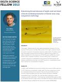 Cover page of Determining thermal tolerances of longfin smelt and inland silverside and develop biomarkers of thermal stress using new genomics technology