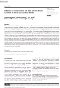 Cover page: Effects of concussion on the blood-brain barrier in humans and rodents.