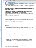 Cover page: Neonatal Hormone Concentrations and Risk of Testicular Germ Cell Tumors (TGCT).