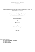 Cover page: Exploring Predictors of Subjective Well-Being Using Machine Learning and Propensity Score Techniques