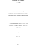 Cover page: Contours of Race and Ethnicity: Institutional Context and Hmong American Students' Negotiations of Racial Formation in Higher Education