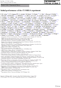 Cover page: Initial performance of the CUORE-0 experiment