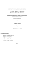 Cover page: A scalable, adaptive, and extensible data center network architecture