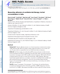 Cover page: Measuring Adherence to Antiretroviral Therapy via Hair Concentrations in India.