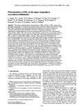 Cover page: Photochemistry of HO x in the upper troposphere at northern midlatitudes