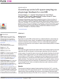 Cover page: Closed-loop control of k-space sampling via physiologic feedback for cine MRI