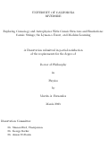 Cover page: Exploring Cosmology and Astrophysics With Cosmic Structure and Simulations: Cosmic Strings, the Lyman-$\alpha$ Forest, and Machine Learning